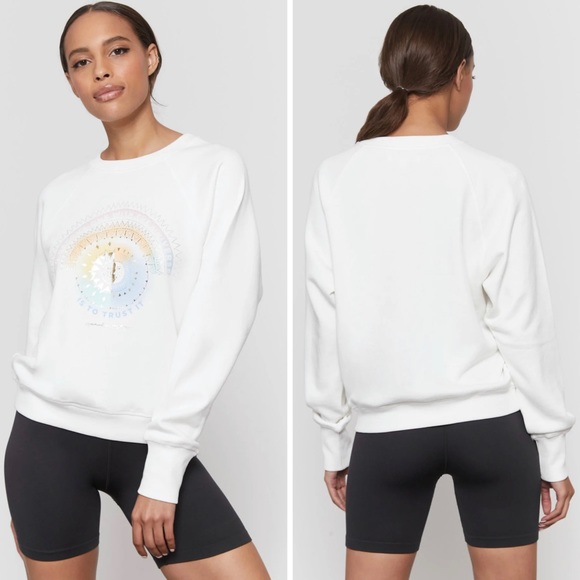 Spiritual Gangster Universe Bridget Raglan Sweatshirt Size S - Picture 1 of 14